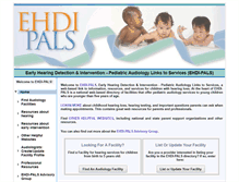 Tablet Screenshot of ehdipals.org